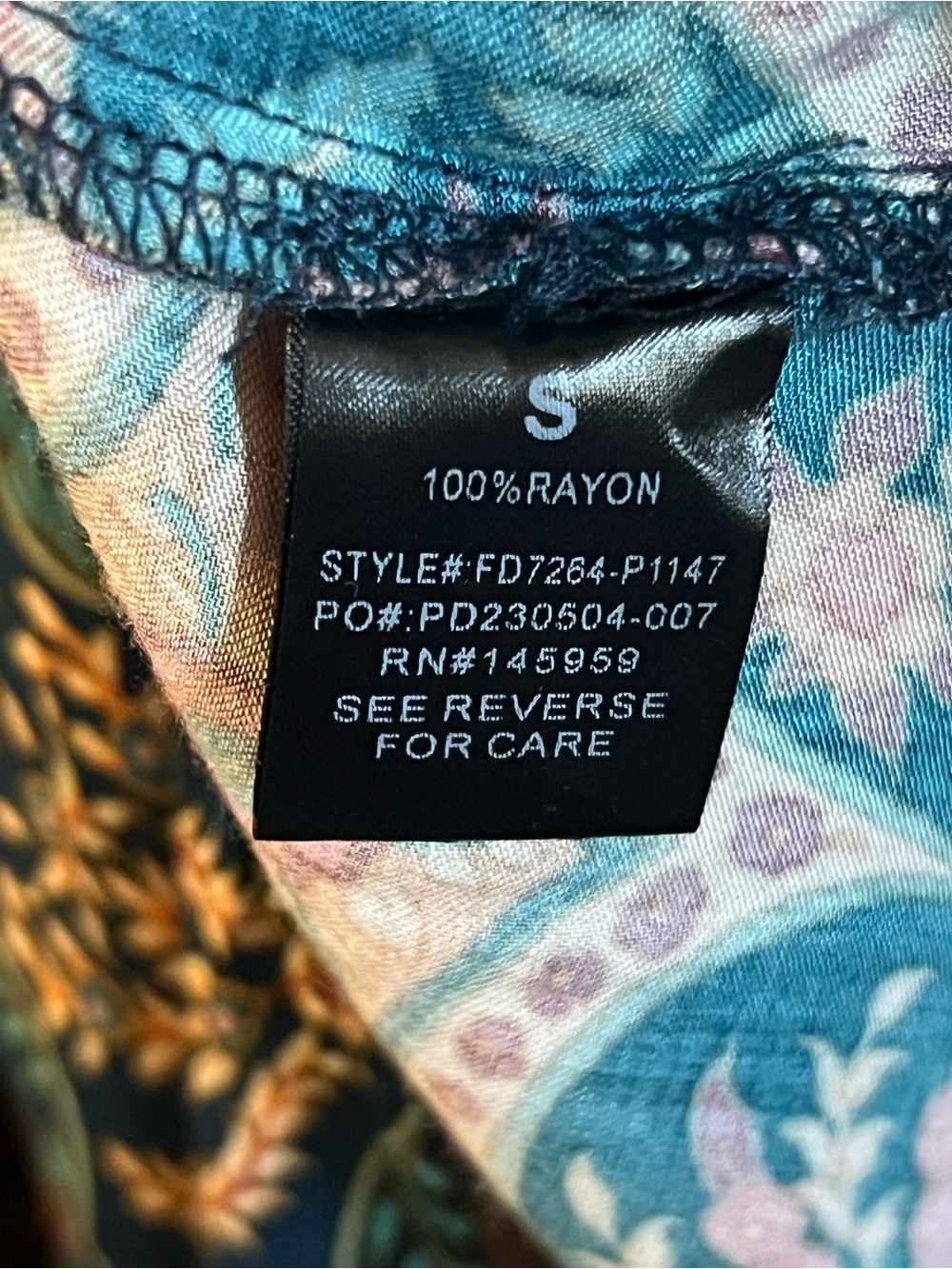 Patterned Midi Dress - Picture 4 of 6